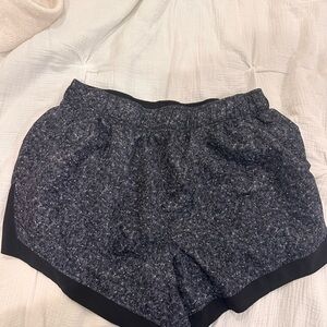 Women's Black and Gray Shorts